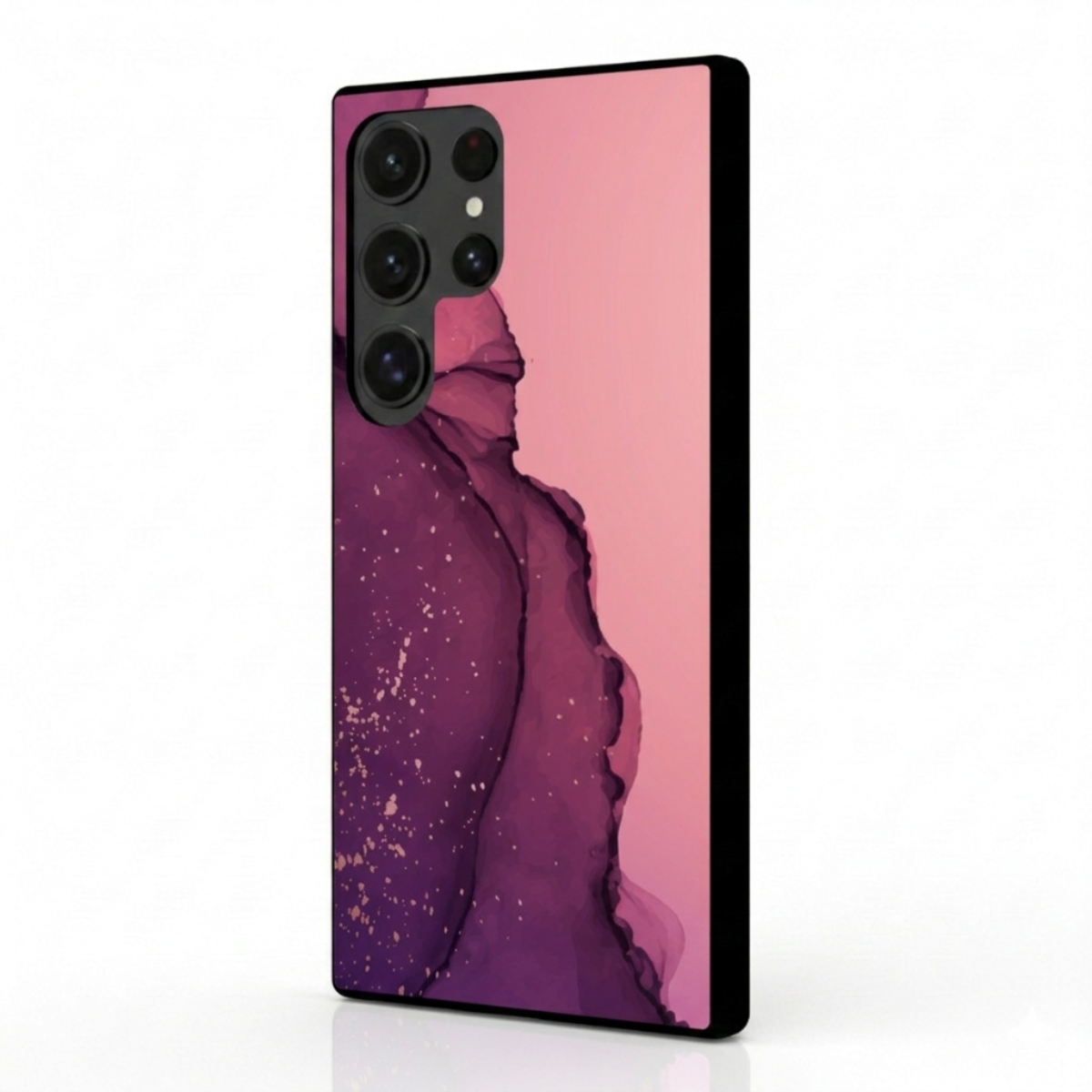 Pink & Purple Marble Samsung Phone Cover