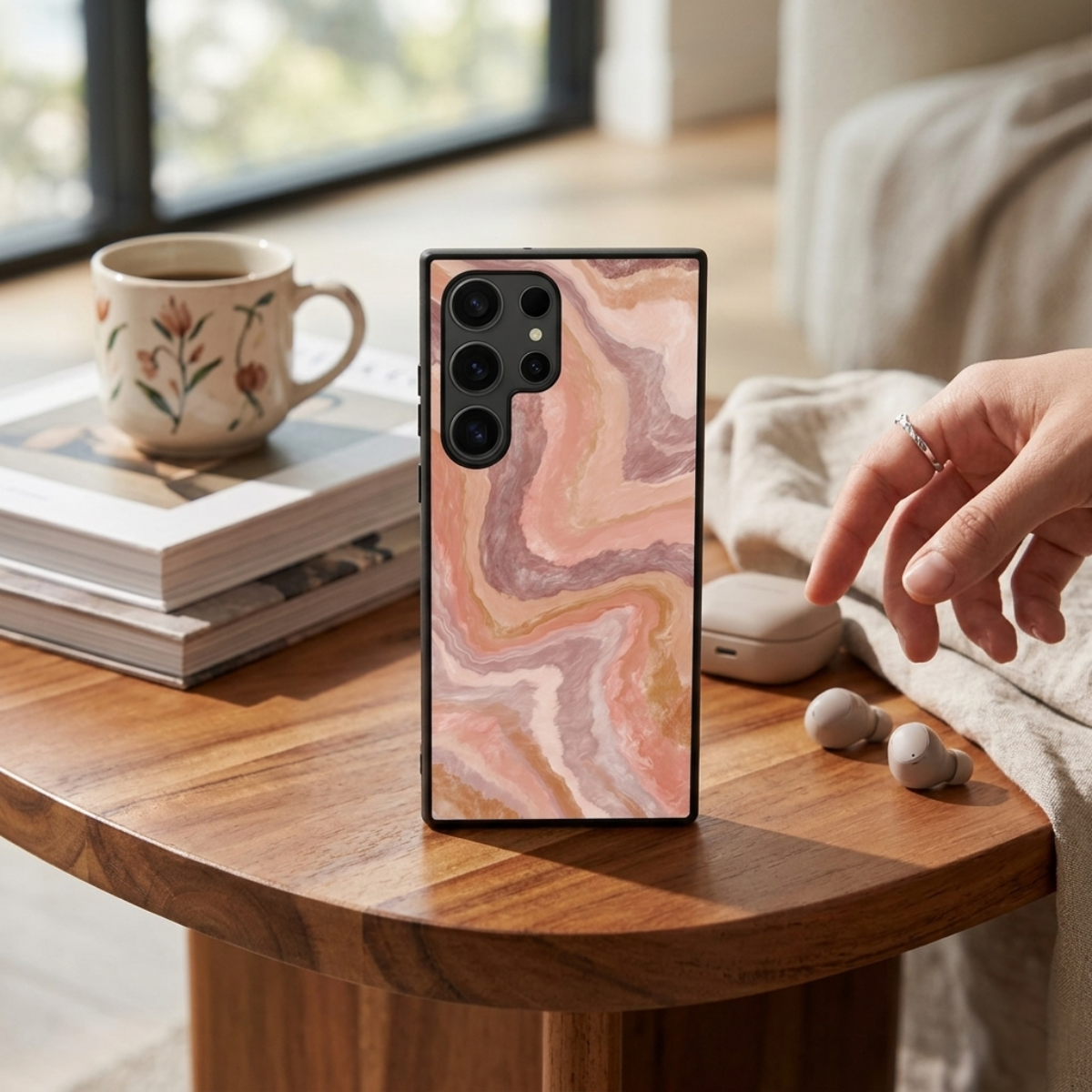 Abstract Marble Samsung Phone Cover