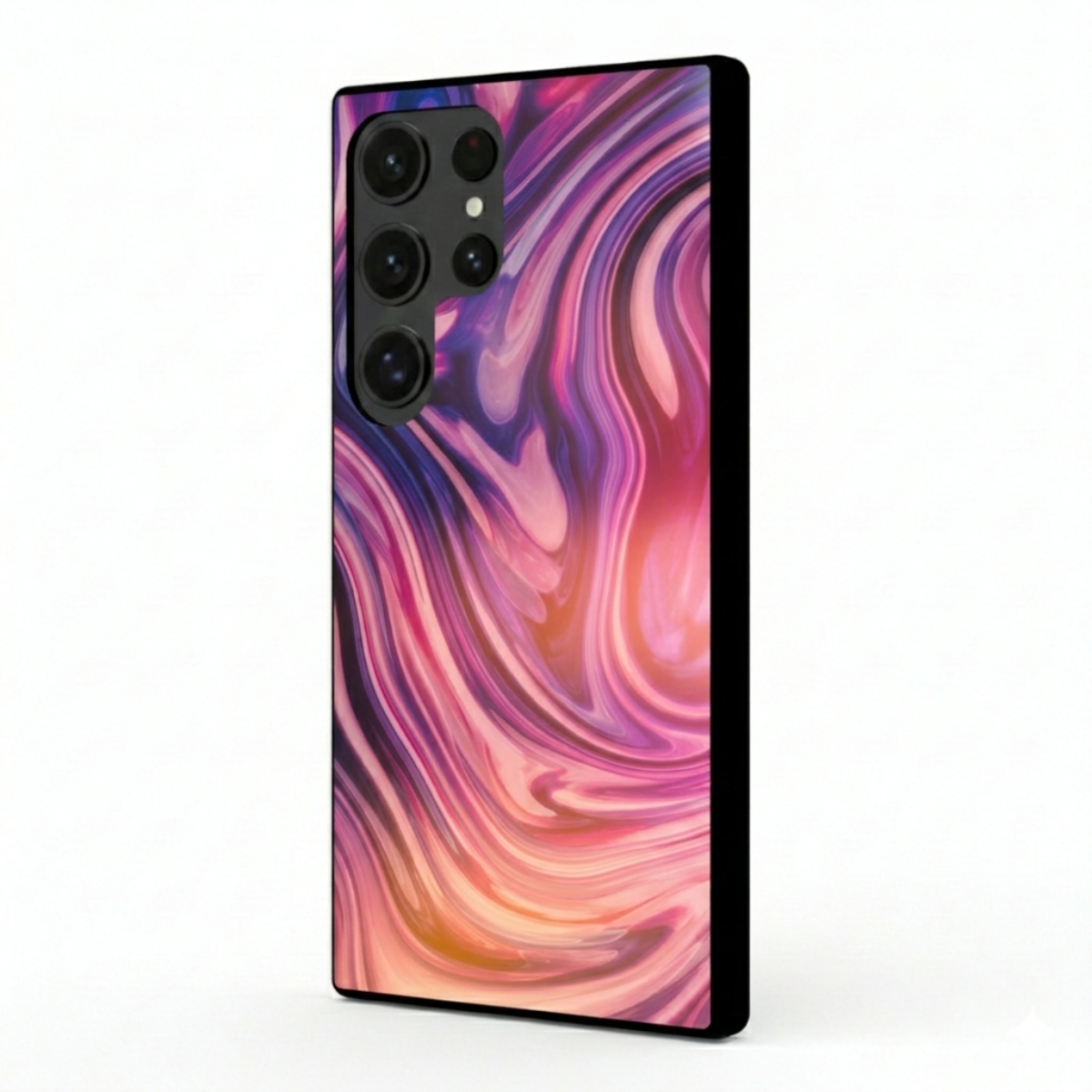 Magenta Marble Samsung Phone Cover