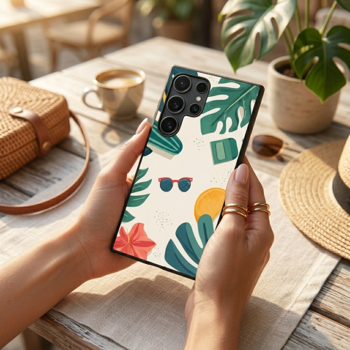 Tropical Leaves Samsung Phone Cover