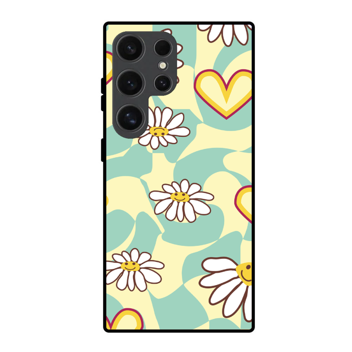 Psychedelic Flowers Phone Cover, Slim and Lightweight