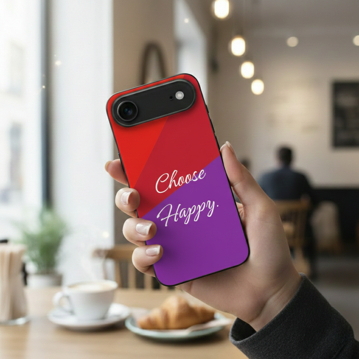 Choose Happy Quote iPhone Cover