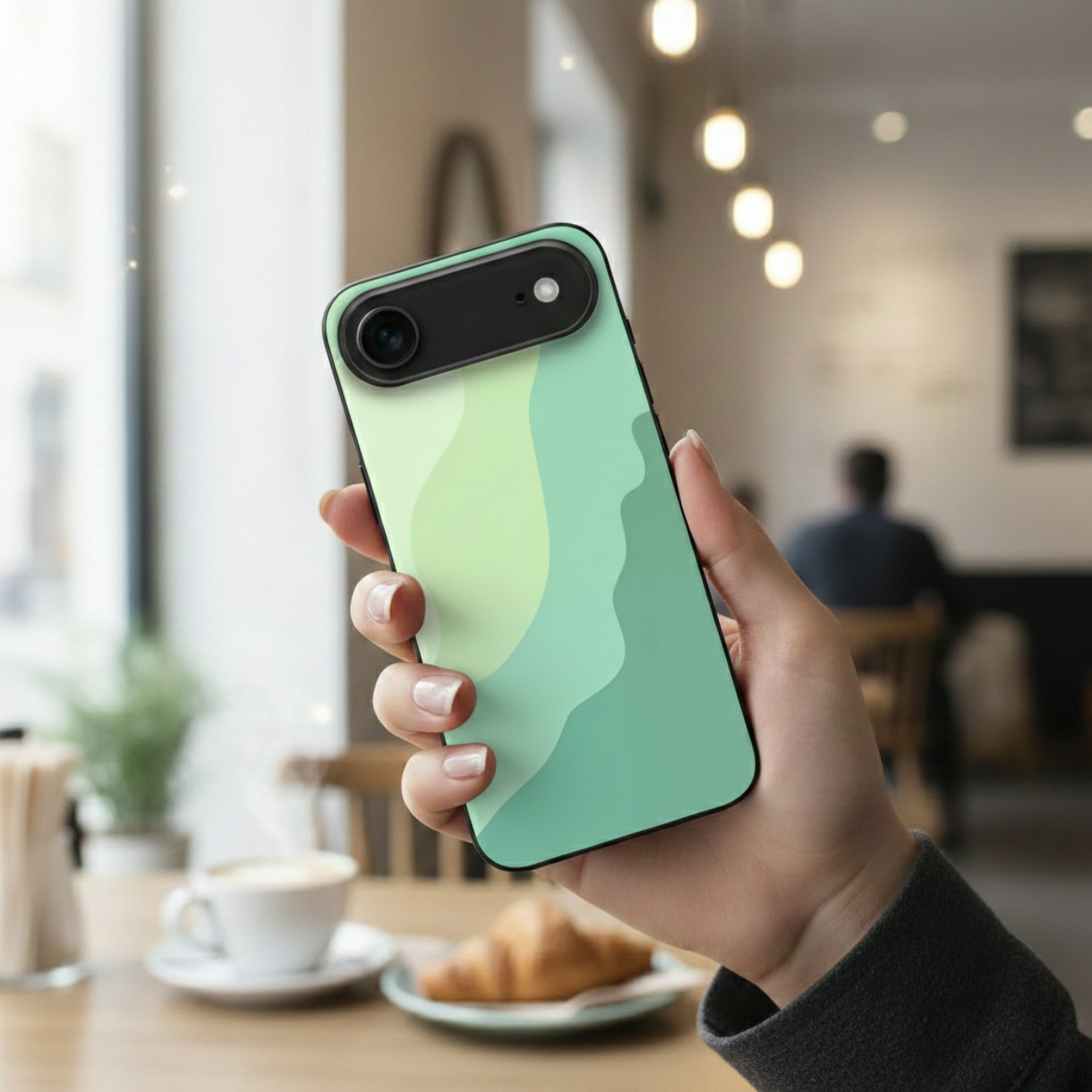 Mint Solid iPhone Cover