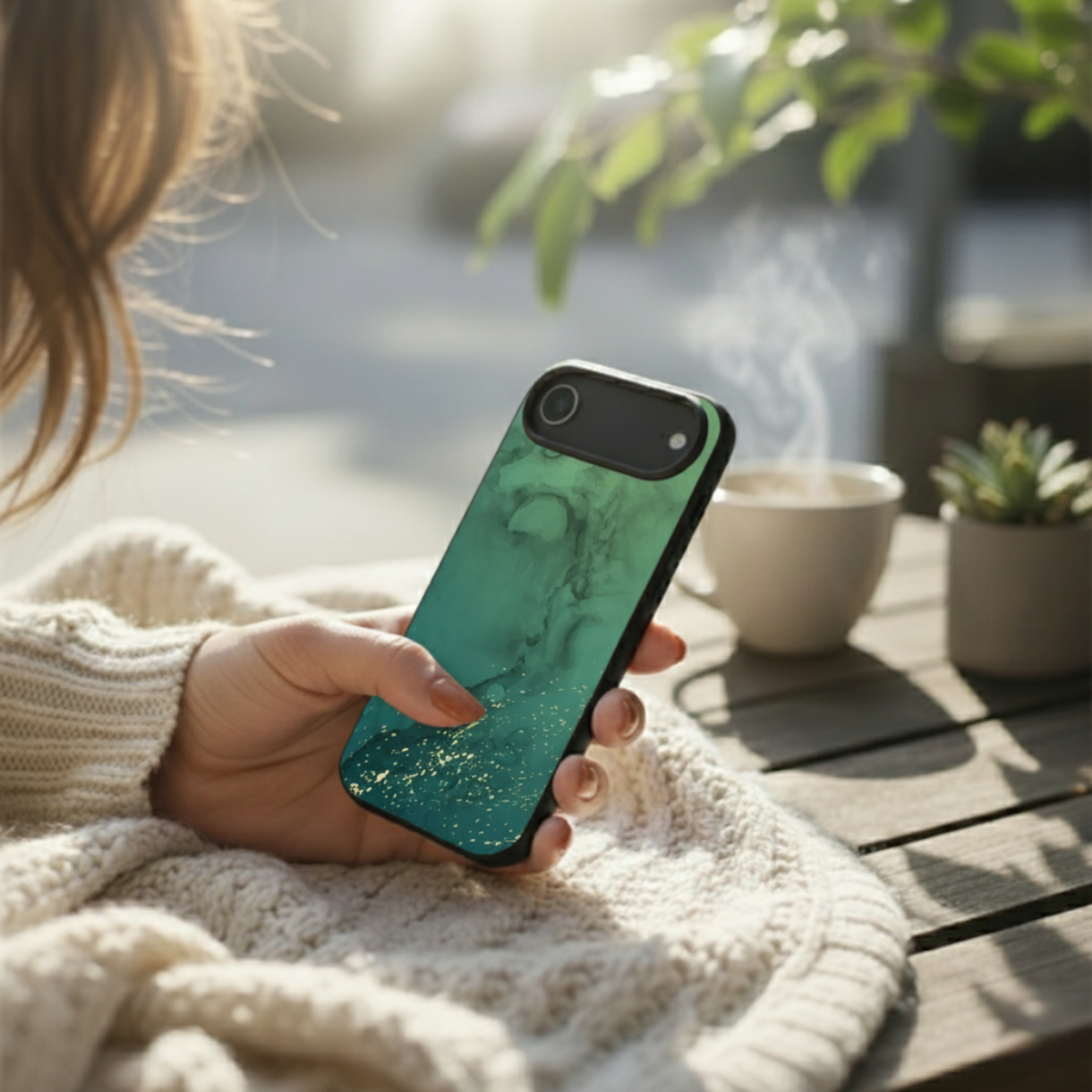 Jade Marble iPhone Cover