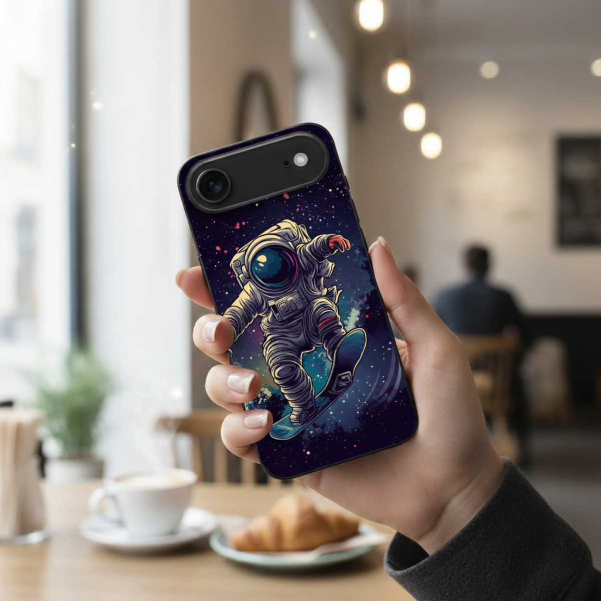 Skating Astronaut iPhone Cover