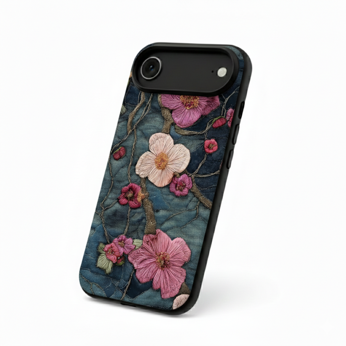 Floral Embroidery iPhone Cover