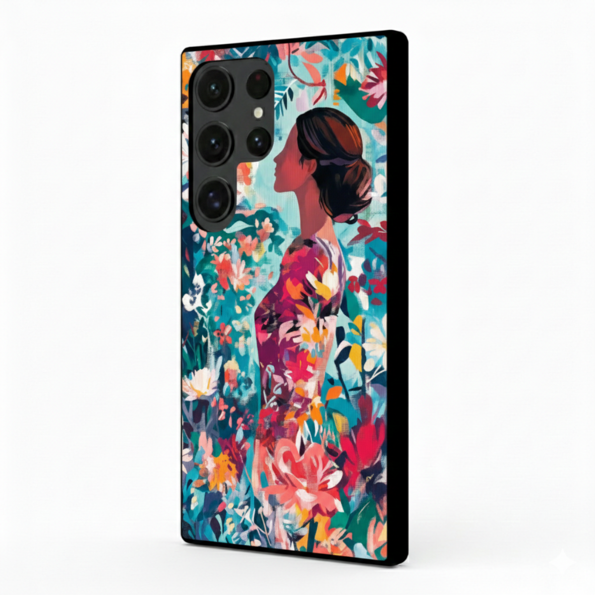 Floral Design Samsung Phone Cover