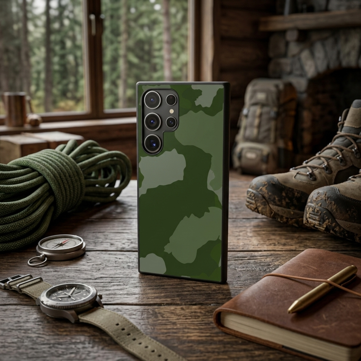 Army Print Camo Samsung Phone Cover