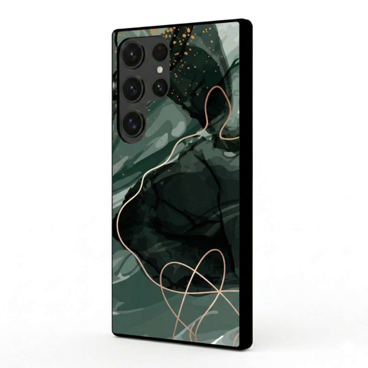 Emerald Green Marble Samsung Phone Cover
