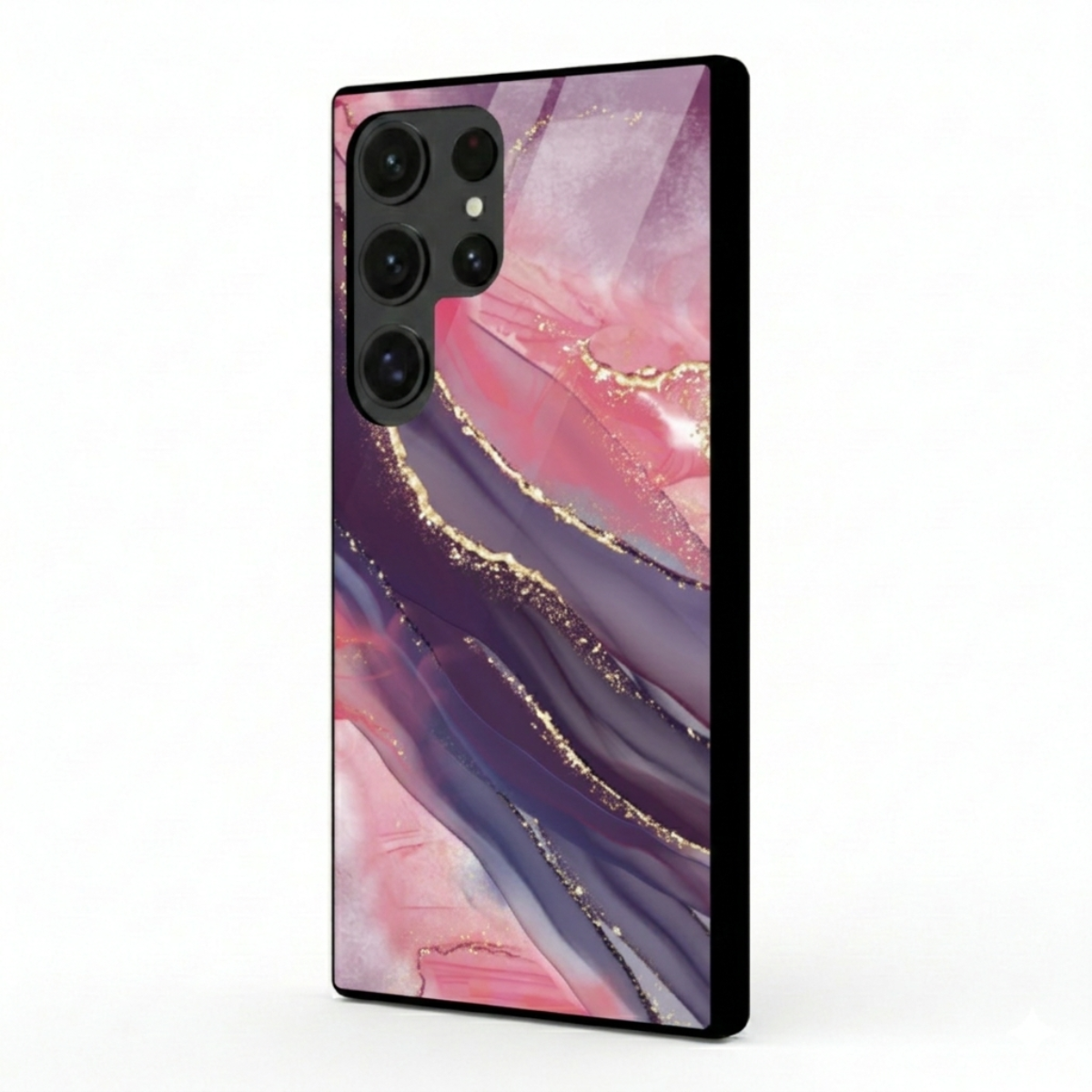 Pink Marble Samsung Phone Cover