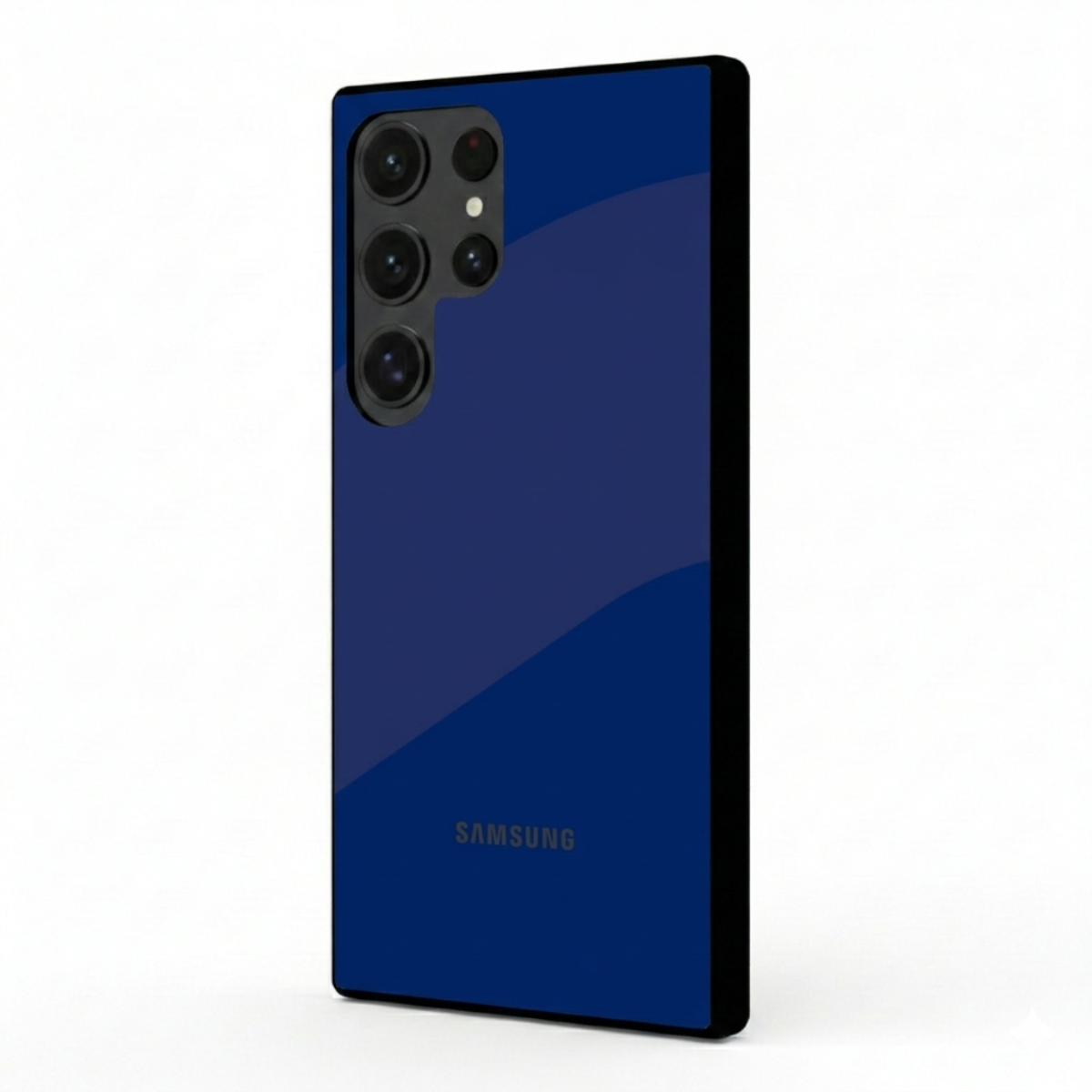 Blue Curves Samsung Phone Cover