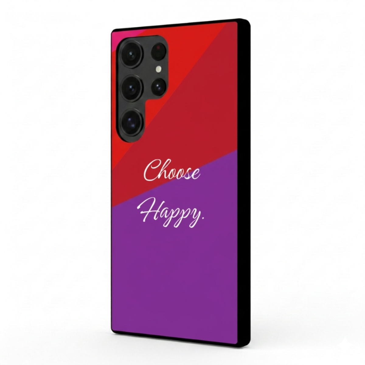 Choose Happy Quote Samsung Phone Cover