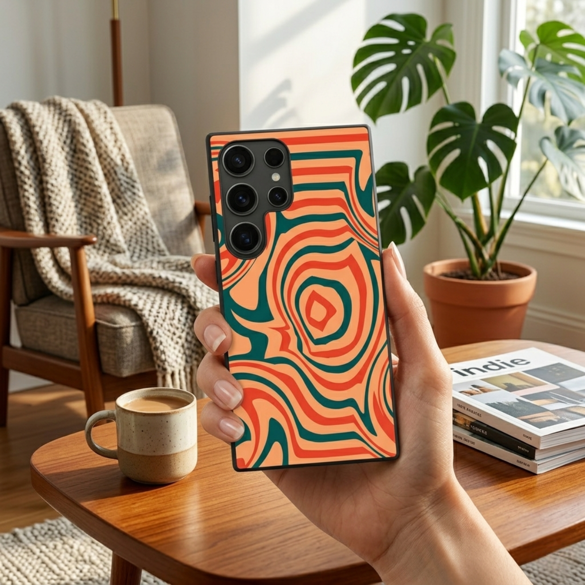 Wavy Swirl Samsung Phone Cover