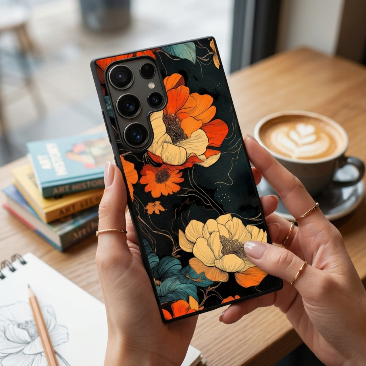 Night Bloom Floral Samsung Phone Cover