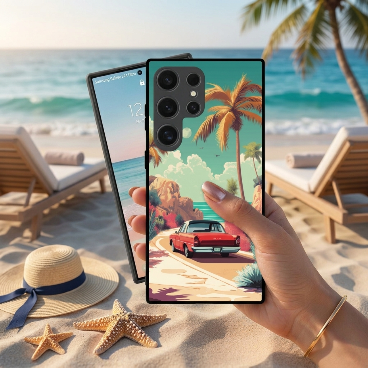 Beach Road Trip Samsung Phone Cover