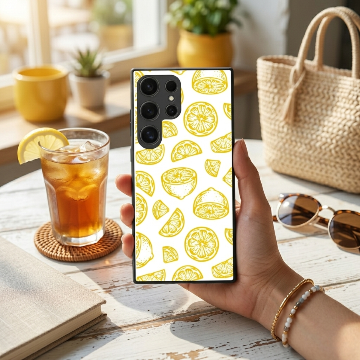 Seamless Lemon Samsung Phone Cover